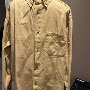 Yellow Button-Up Shirt